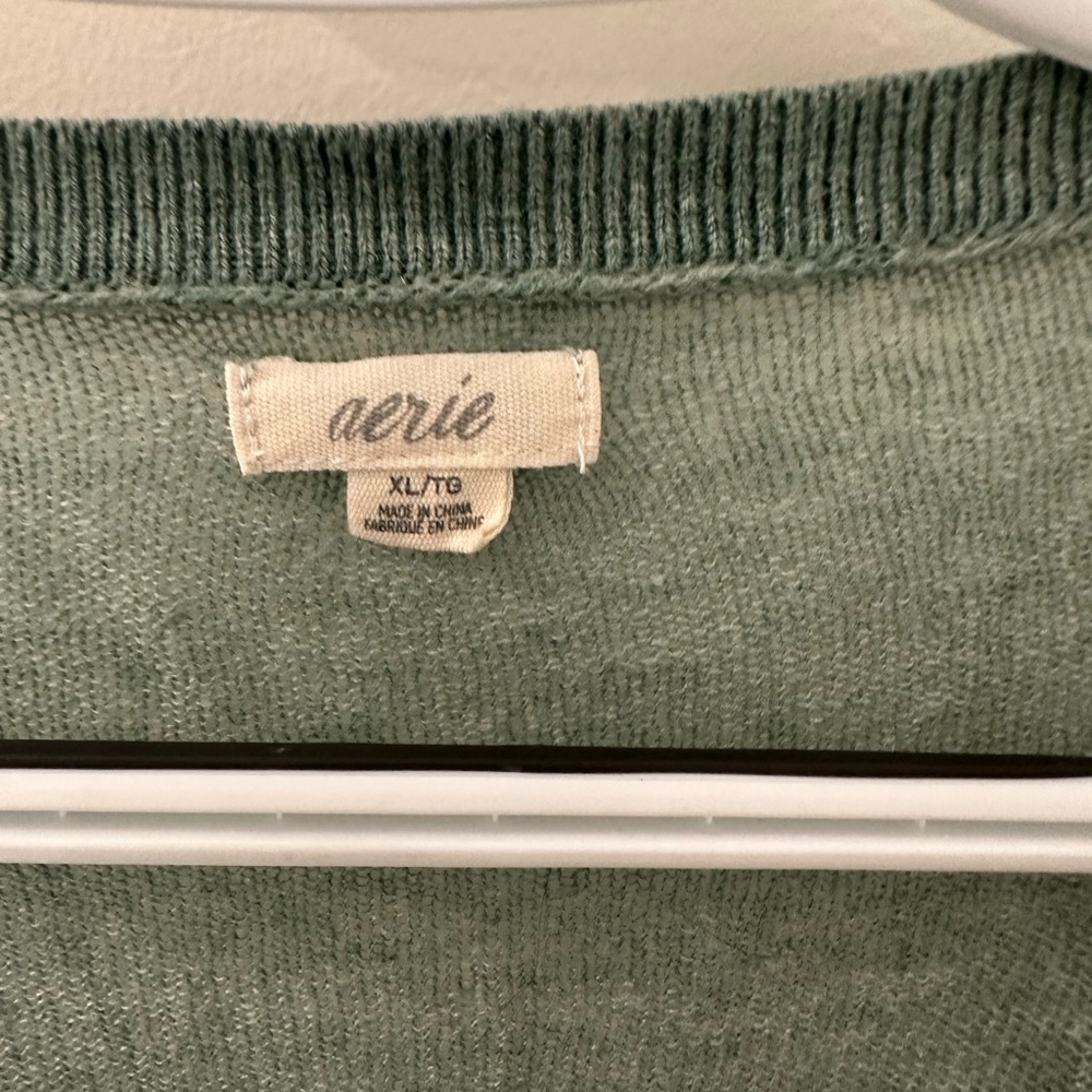 Green Cardigan